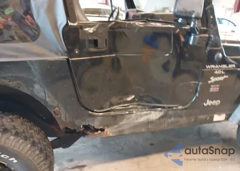 2000 Jeep Wrangler Sport z USA, uszkodzony, nr VIN 1J4FA49S3YP716715